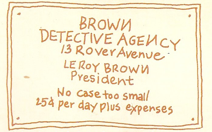 The back cover of the Bantam paperback Encyclopedia Brown books used this art: